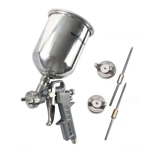 Pistola de Pintura Tipo Gravidade Tanque Alto 1/4" 1000ml 5731555