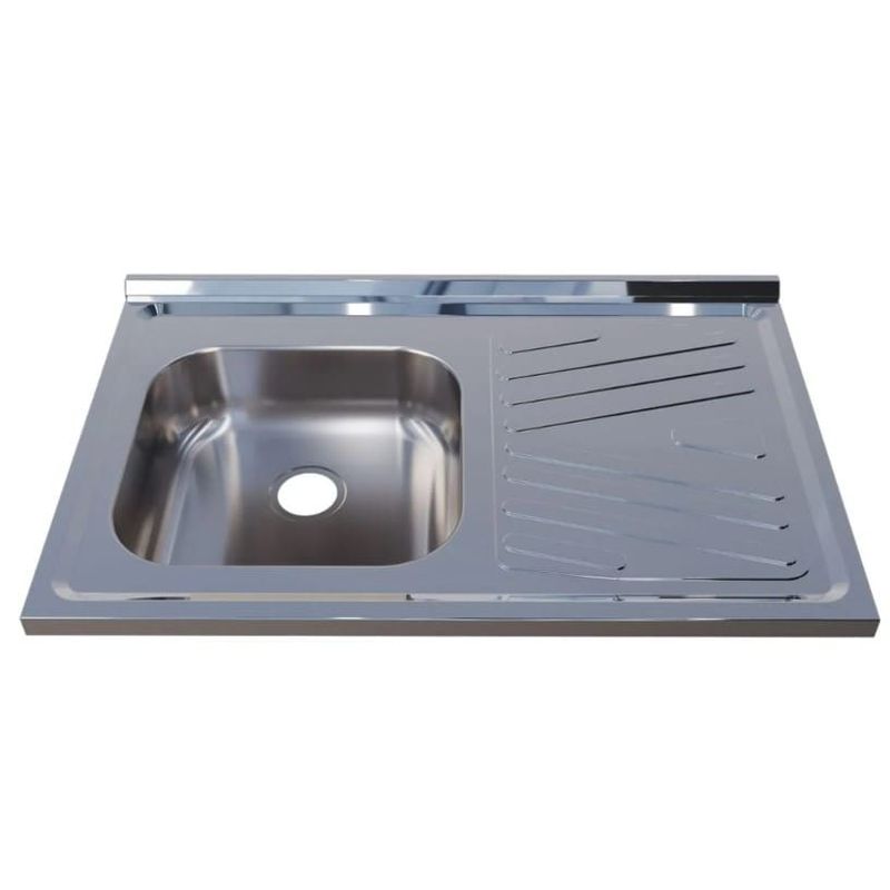 Pia-para-Cozinha-430-Aco-Inox-100x52cm-com-Cuba-Deslocada