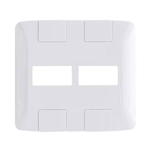 Placa 2 Postos 4x4 Branca Aria