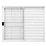 Veneziana-3-Folhas-com-Grade-Aluminio-Branco-100x100cm