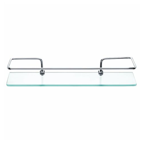 Porta Shampoo Reto para Banheiro 40x10cm Vidro