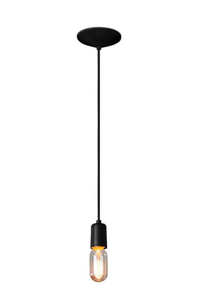 Pendente Orbital em Alumínio Preto para 1 Lâmpada E27