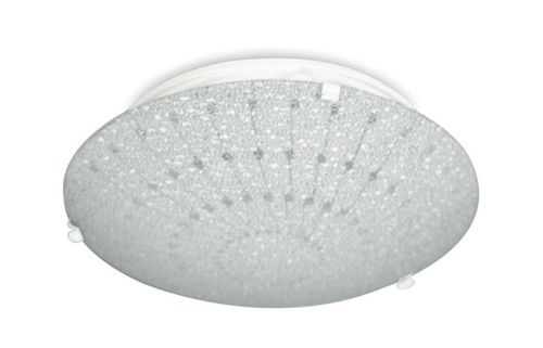 Plafon de Sobrepor Aracaju Redondo Branco 25cm para 1 Lâmpada E27