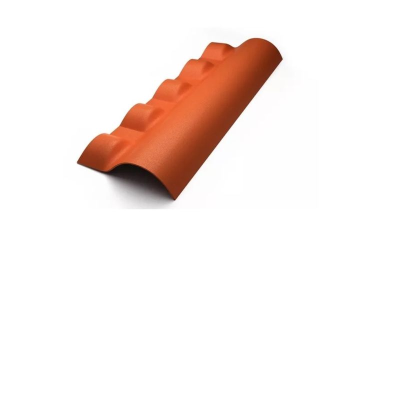 Cumeeira-Colonial-PVC-Articulada-Vermelha-36x88cm-Lux-Telhas