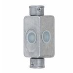 Kit-Condulete-Multiplo-X-3-4--Tampa-Cega-2-Conectores-e-3-Tampoes