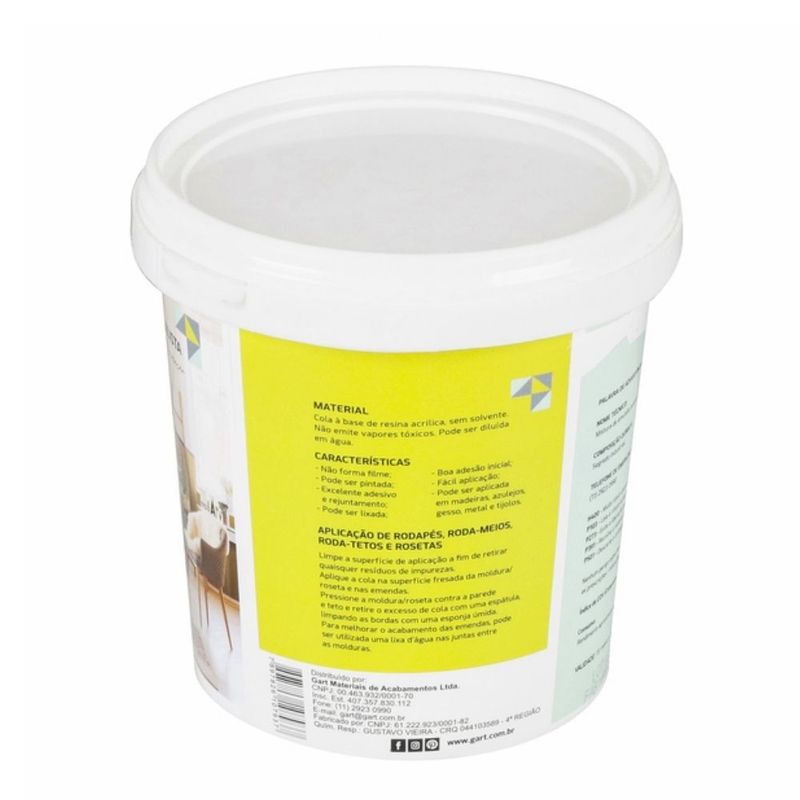 Cola-PU-Acrilica-para-Rodapes-e-Molduras-Base-D-agua-10Kg