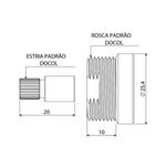 Prolongador-para-Registro-Docol-Latao-10mm-Blukit