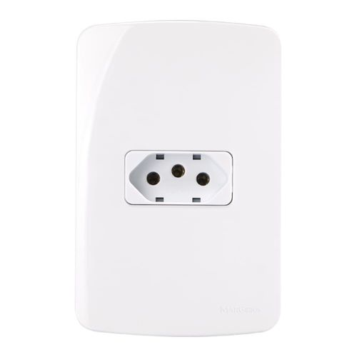 Conjunto Tomada 2P+T 20A/250V 4x2 Branco Linha B3