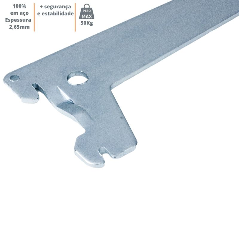 Suporte-Simples-Encaixe-Ate-50Kg-25cm-Aco-Zincado