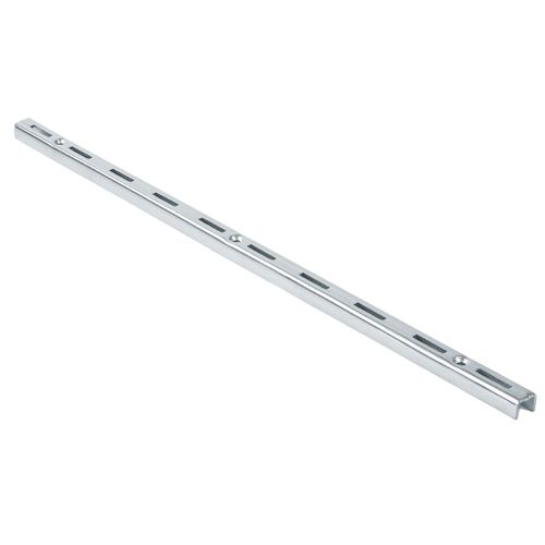 Trilho para Prateleira Simples Encaixe 100cm Zincado