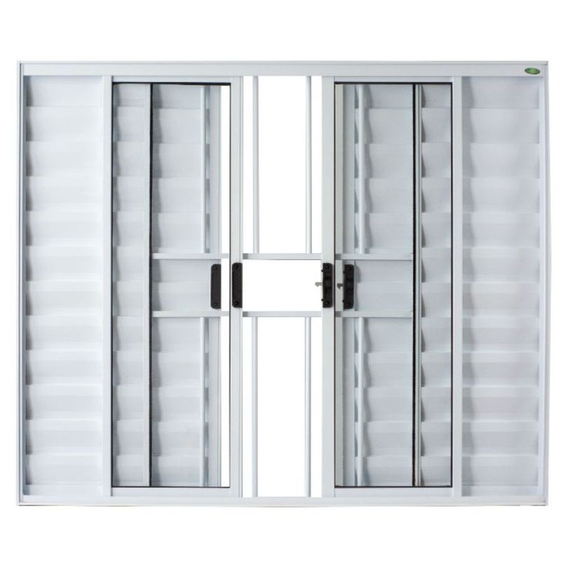 Veneziana-6-Folhas-com-Grade-Aluminio-Branco-100x200cm