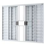 Veneziana-6-Folhas-com-Grade-Aluminio-Branco-100x200cm