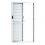 Porta-Balcao-Veneziana-3-Folhas-Vidro-Liso-Aluminio-Branco-210x150cm