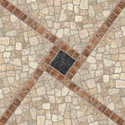 Piso Pedra Trento Granilhado Bold Marrom 44x44cm 2,50m2