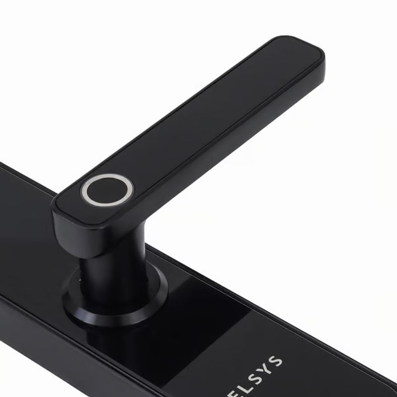 Fechadura-Digital-de-Embutir-com-Biometria-e-Wifi-DE4000B-Preto