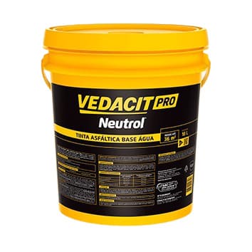 Pintura Asfáltica Impermeabilizante Neutrol Acqua 18L Vedacit Pro