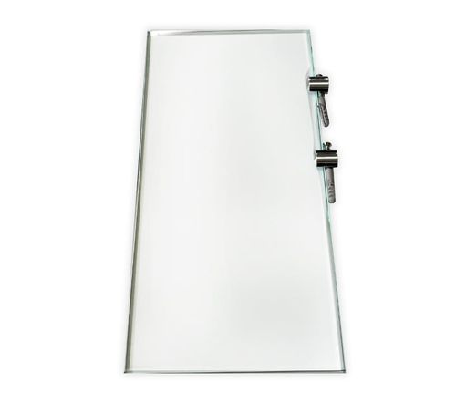 Porta Shampoo Reto para Banheiro 30x15cm Vidro