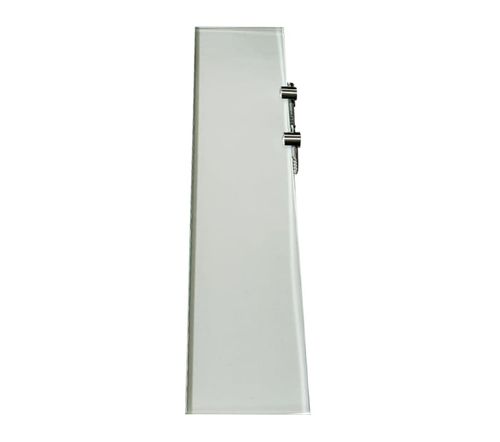 Porta Shampoo Reto para Banheiro 40x10cm Vidro
