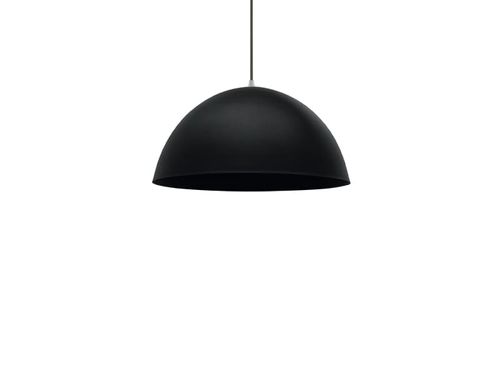 Pendente Design TD821F em Alumínio Preto Fosco para 1 Lâmpada E27