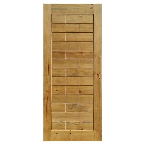 Folha de Porta Maciça Pinus Padrão Imbuia PP519 210x80cm