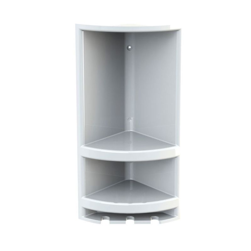 Porta-Shampoo-de-Embutir-Canto-para-Banheiro-39cm-Branco