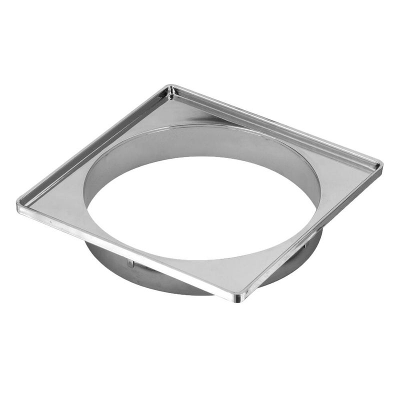 Porta-Grelha-Quadrado-para-Grelha-Quadrada-ABS-Cromado-DN150-Krona