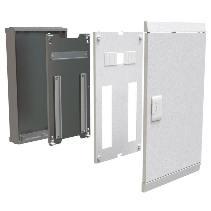 Quadro-Distribuicao-de-Embutir-em-Chapa-28-Polos-sem-Barramento-Volt