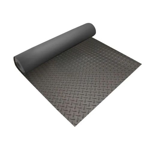 Piso Laminado PVC Bus Preto 2mm 130x100cm