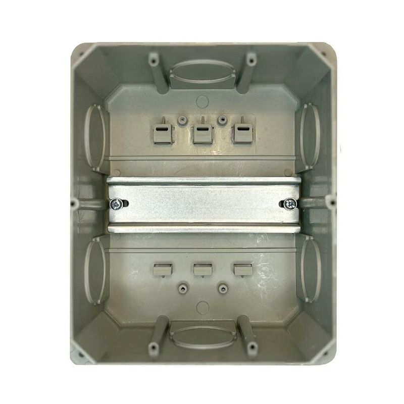 Quadro-PVC-Disjuntor-Embutir-sem-Barramento-para-5-Disjuntores-Branco