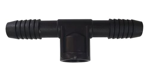 Te Interno Duplo Rosca Fêmea Espigão Preto 3/4" Taivi