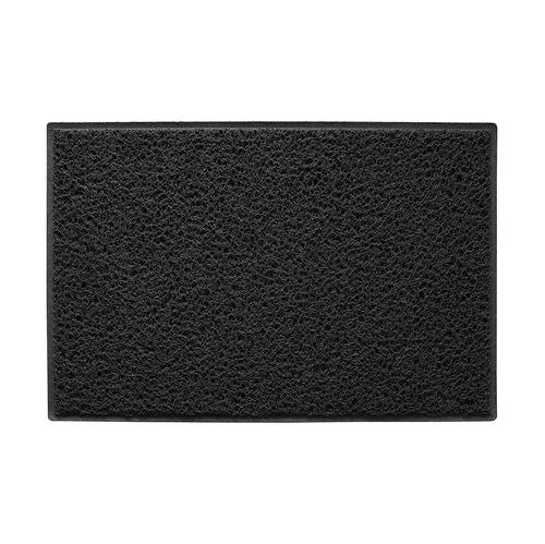 Capacho Vinílico Light Borda Rebaixada Preto 6mm 60x40cm