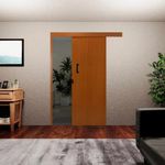 Kit-Porta-Correr-Lisa-Melaminica-Sobrepor-Mogno-Revesivel-215x70cm