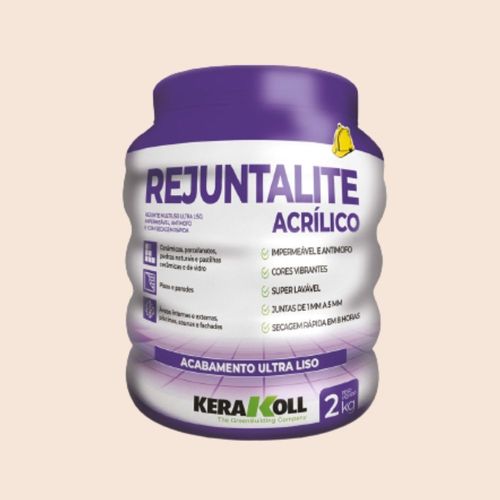 Rejunte Rejuntalite Acrílico Bege 2kg Kerakoll