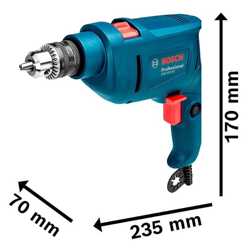 Furadeira-de-Impacto-3-8---10mm--GSB450RE-Kit-X-line-34pcs-220V-Bosch