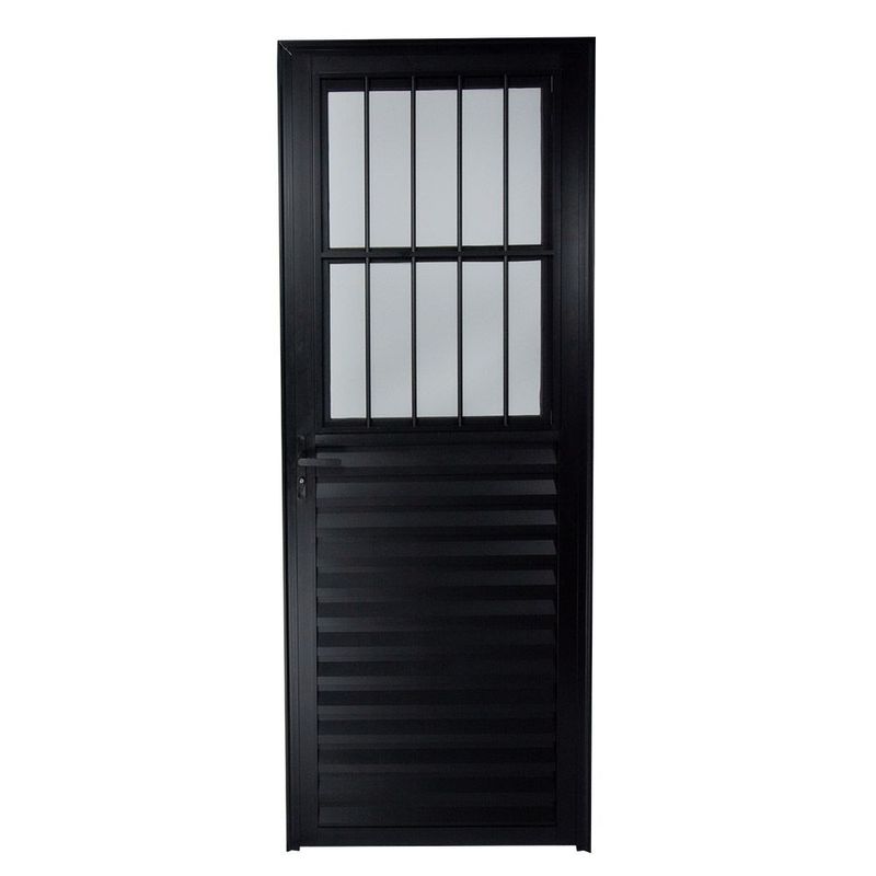 Porta-Postigo-Vidro-Boreal-Aluminio-Preto-Esquerdo-210x80cm