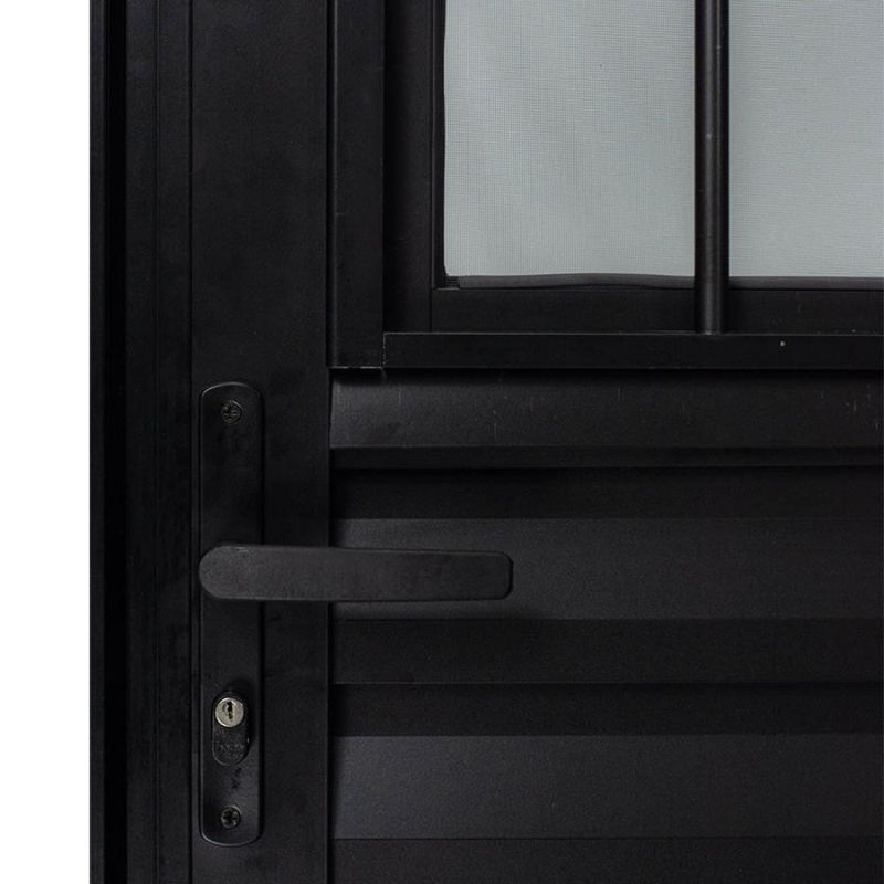 Porta-Postigo-Vidro-Boreal-Aluminio-Preto-Esquerdo-210x80cm