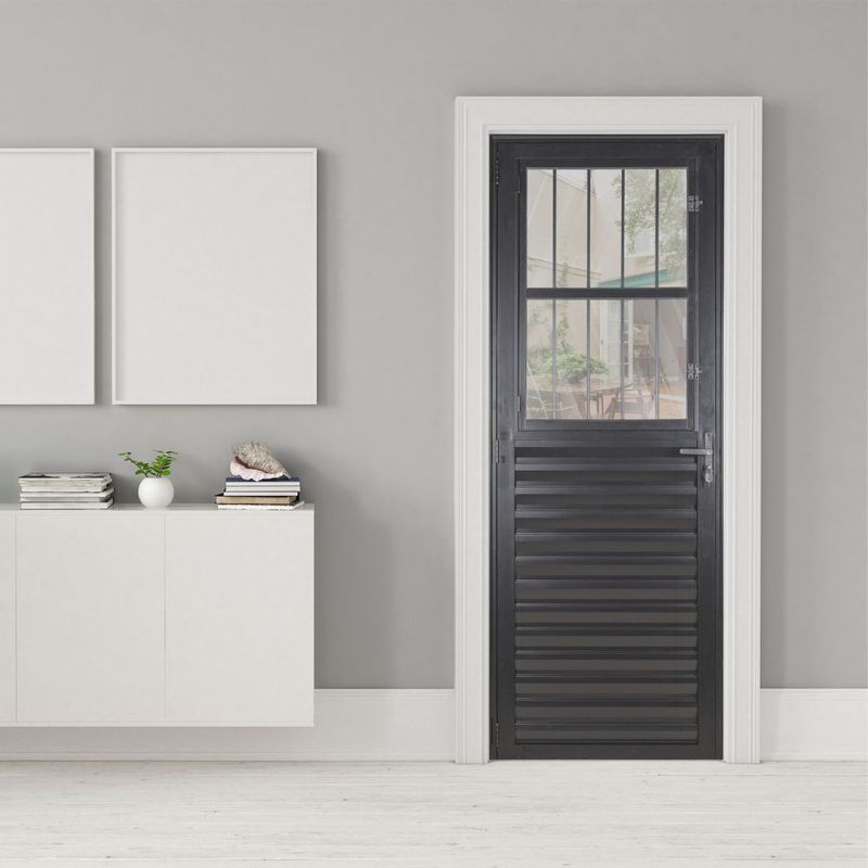 Porta-Postigo-Vidro-Boreal-Aluminio-Preto-Esquerdo-210x80cm