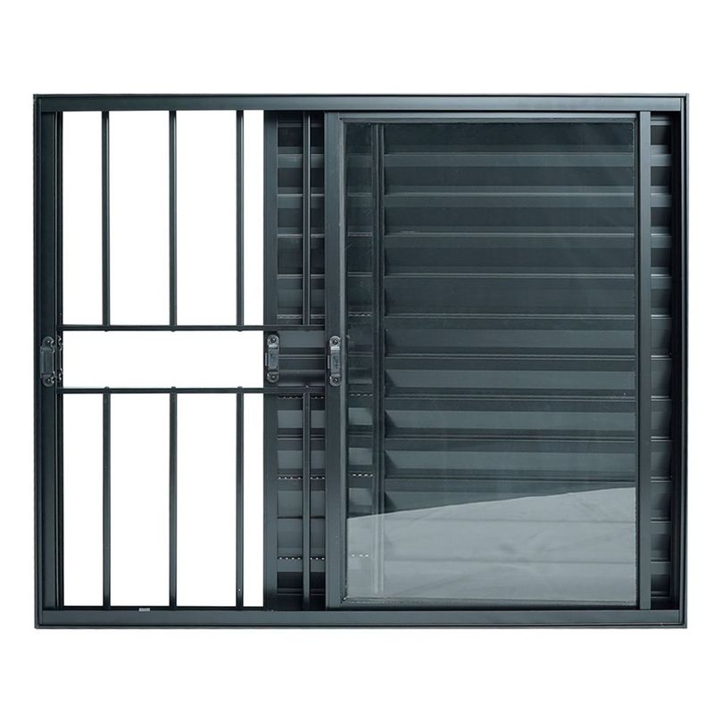 Veneziana-3-Folhas-com-Grade-Aluminio-Preto-100x120cm