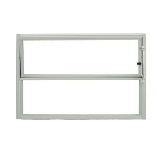 Janela Basculante Vidro Boreal Alumínio Branco 40x60cm