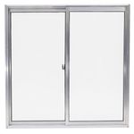 Janela-de-Correr-2-Folhas-sem-Grade-Aluminio-Brilhante-100x120cm
