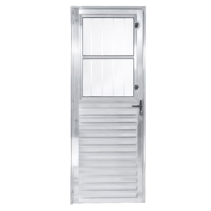 Porta-Postigo-Vidro-Boreal-Aluminio-Brilhante-Direito-210x80cm