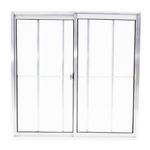 Janela-de-Correr-2-Folhas-com-Grade-Aluminio-Brilhante-100x120cm