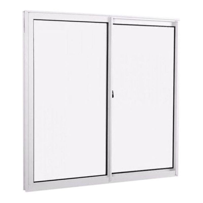 Janela-de-Correr-2-Folhas-sem-Grade-Aluminio-Brilhante-100x150cm