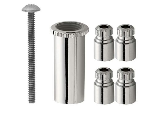 Prolongador para Registro Deca ABS Cromado 40mm Furkin