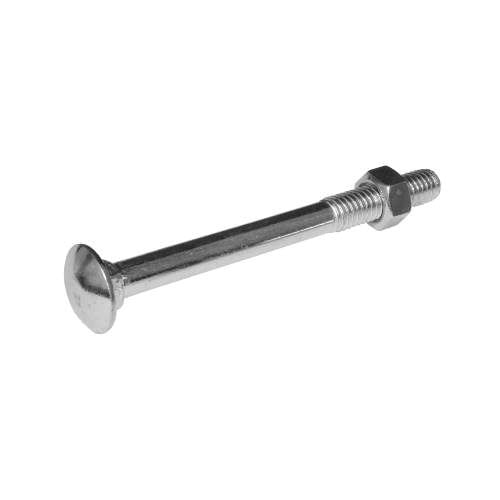Parafuso Aço Zincado Francês Porca Sextavada UNC 1/4x3 100 peças