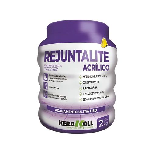 Rejunte Rejuntalite Acrílico Branco 2kg Kerakoll
