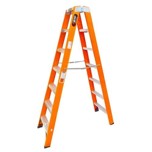 Escada Fibra Duplo Acesso Profissional 2x7 14 Degraus 2m Botafogo