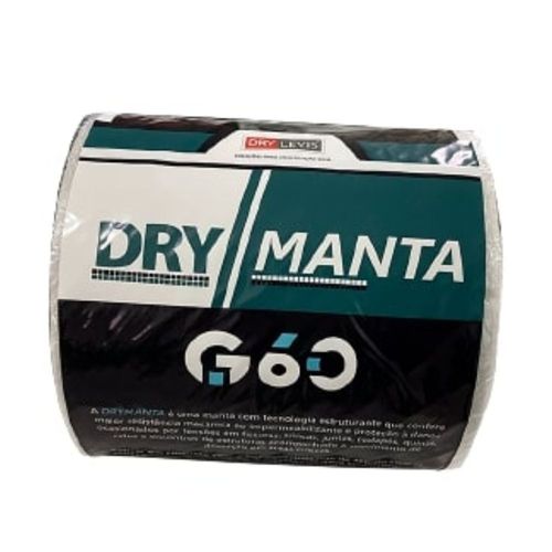 Manta Estruturante Poliéster Drymanta 16cm 25m Drylevis
