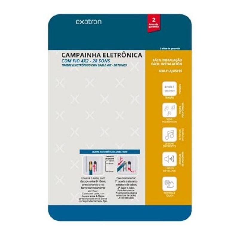 Campainha-Eletronica-Com-Fio-4x2-com-28-Toques-e-Botao-Touch-LECO4004
