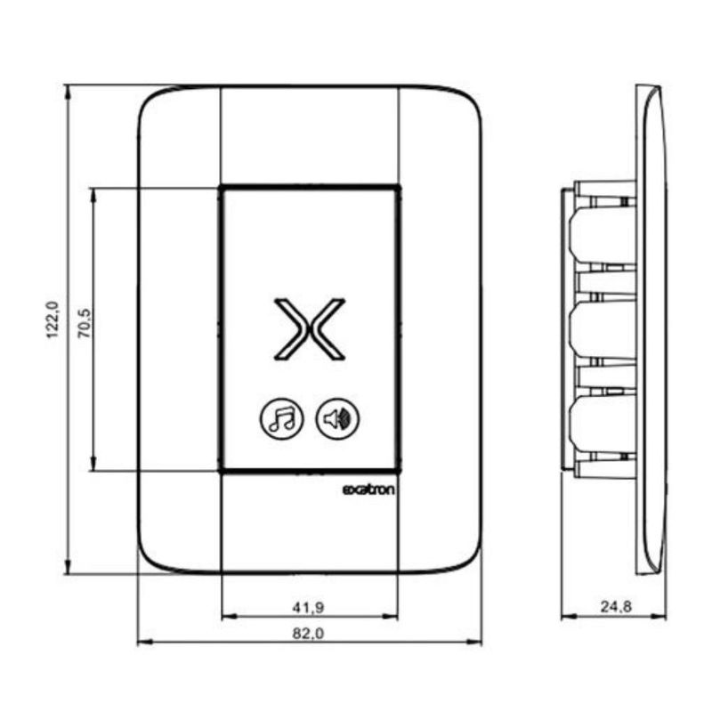 Campainha-Eletronica-Com-Fio-4x2-com-28-Toques-e-Botao-Touch-LECO4004